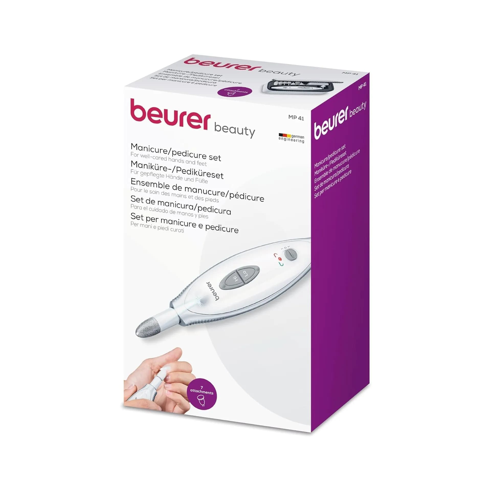 Електрическа пила за нокти - Beurer MP 41 4600 оборота LED 4