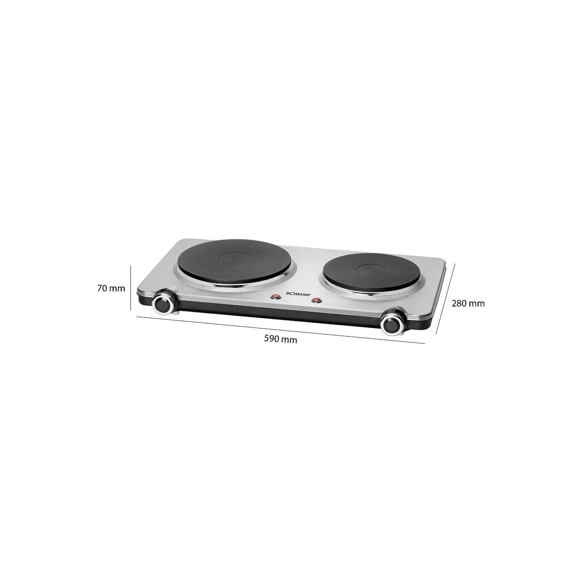 Електрически котлон - Bomann DKP 5033 CB 2500 W двоен 2