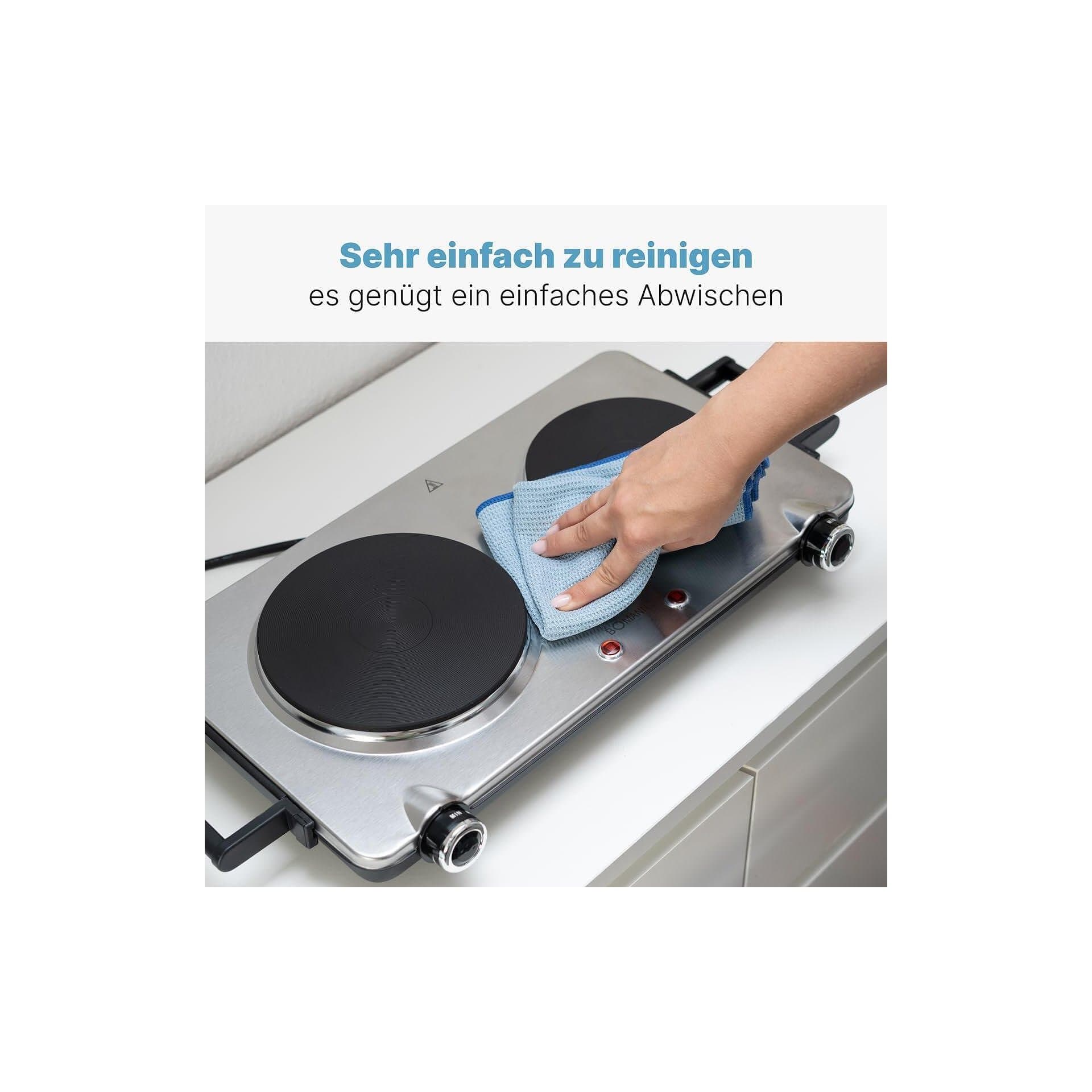 Електрически котлон - Bomann DKP 5033 CB 2500 W двоен 8