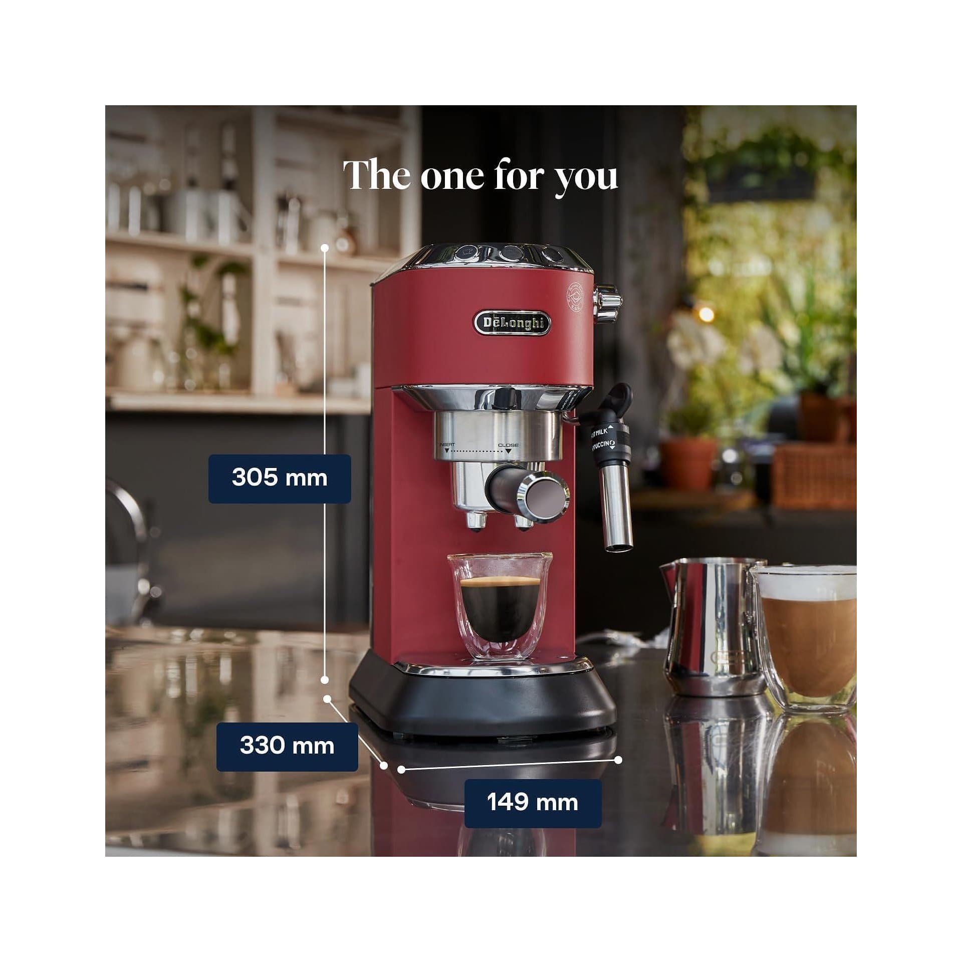 Кафемашина - DeLonghi EC685 R Dedica Style 15 bar компактна 4