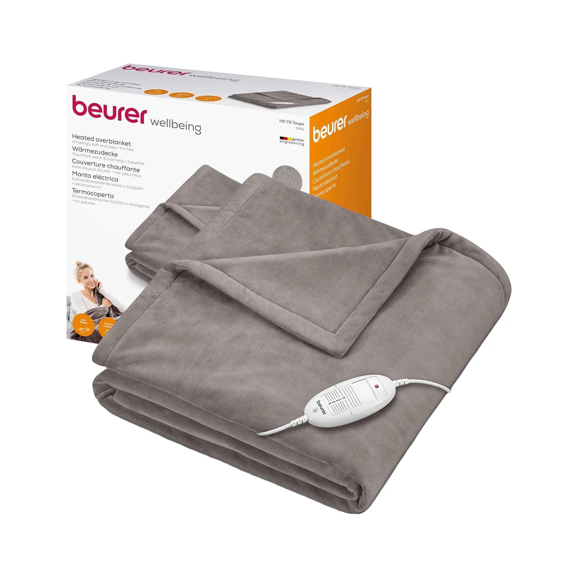 Електрическо одеяло - Beurer HD 75 Cosy 6 степени автоматично изключване