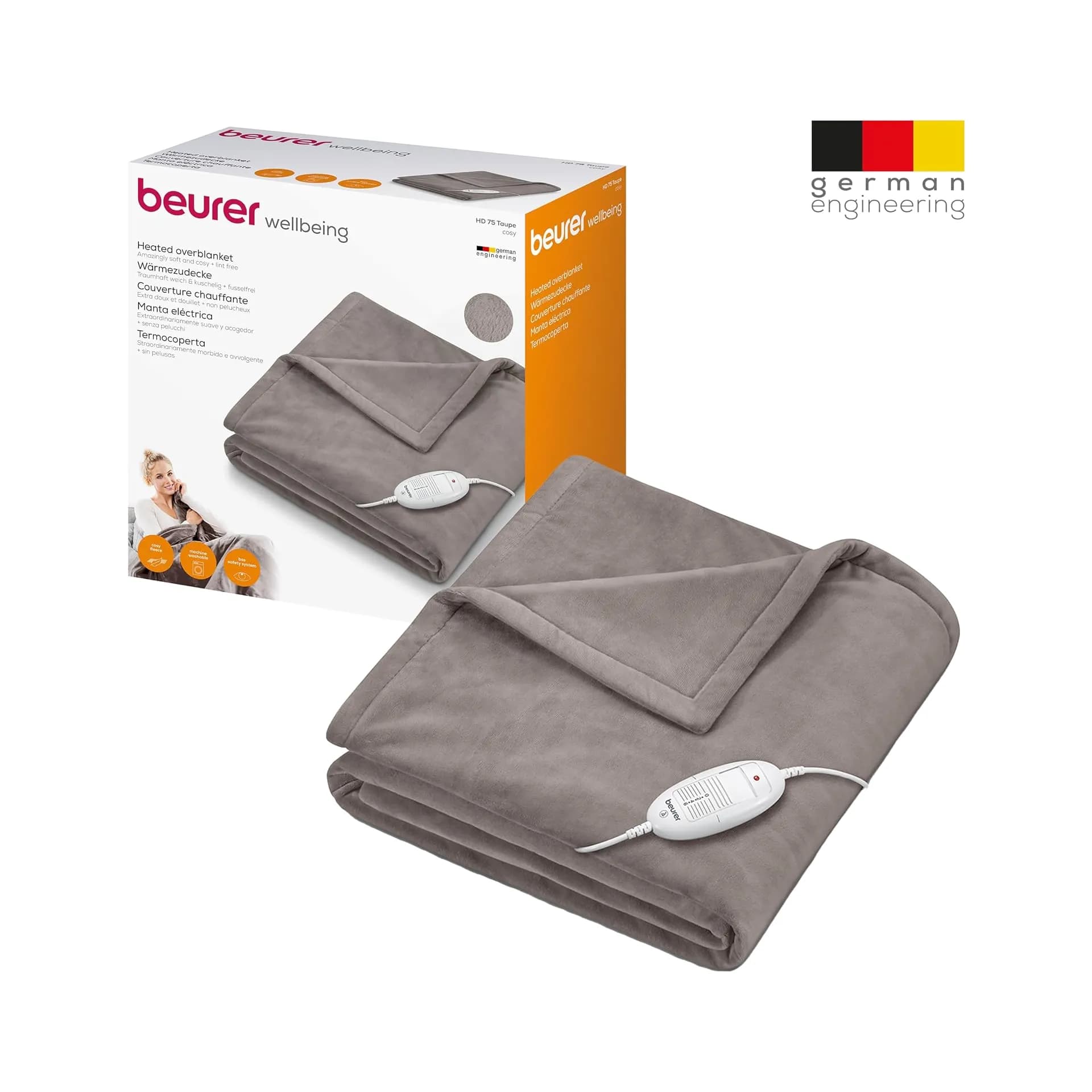 Електрическо одеяло - Beurer HD 75 Cosy 6 степени автоматично изключване 3