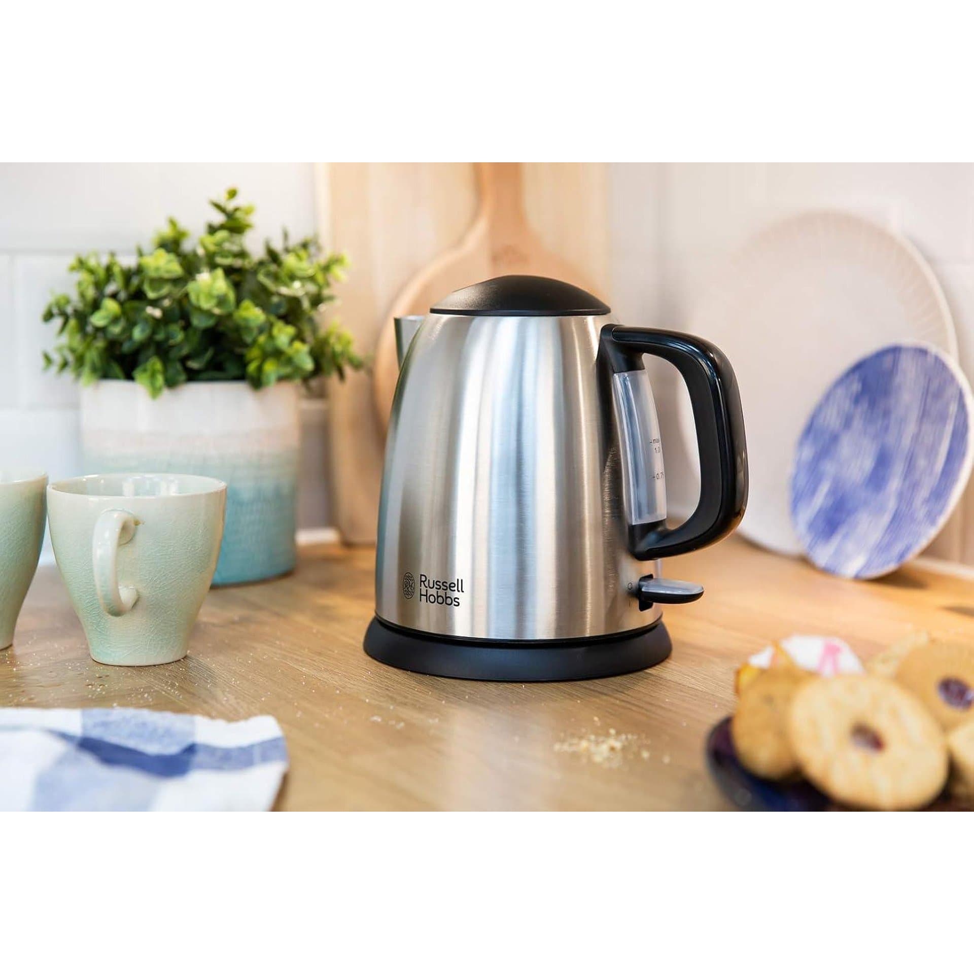 Електрическа кана - Russell Hobbs 24991-70 Adventure, 2400W, 1L, стоманена, бързо кипване, миещ се филтър, индикаторно осветление 4