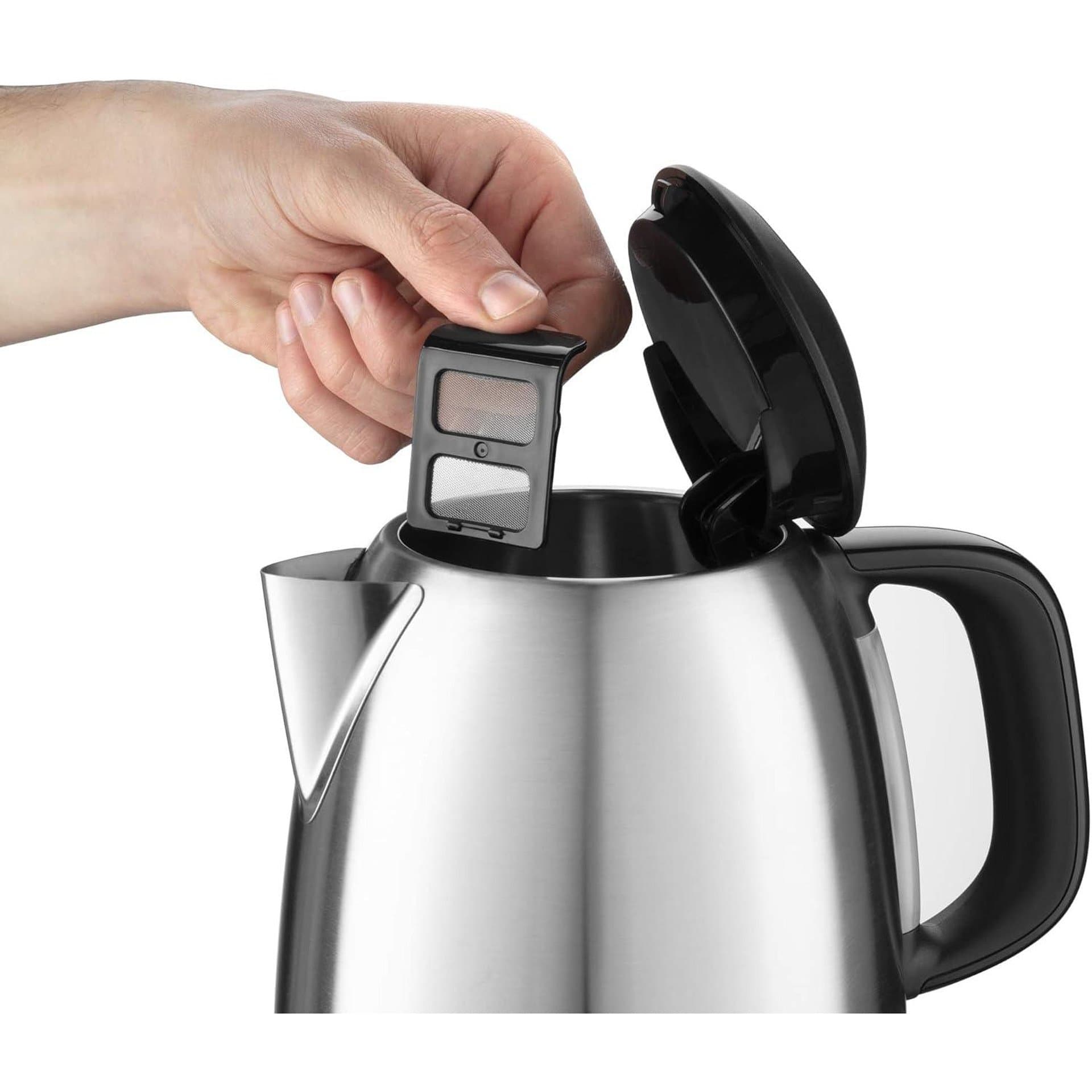 Електрическа кана - Russell Hobbs 24991-70 Adventure, 2400W, 1L, стоманена, бързо кипване, миещ се филтър, индикаторно осветление 7
