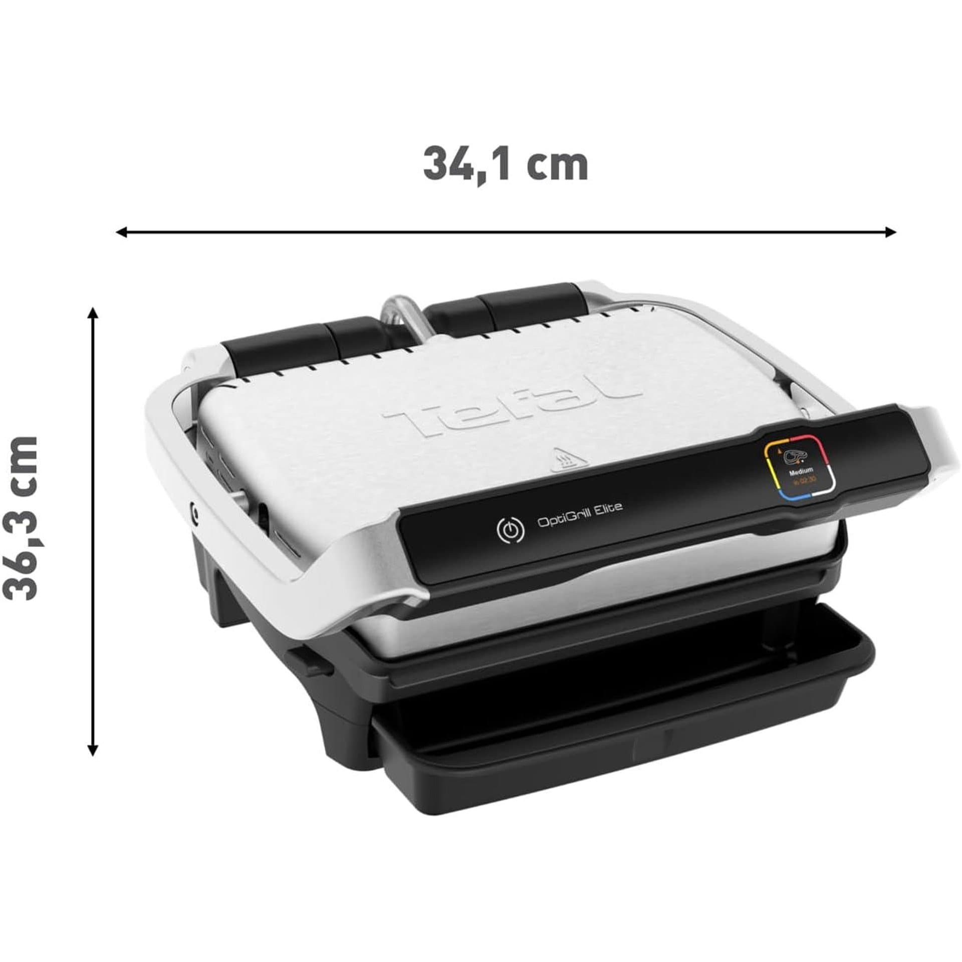 Електрически контактен грил - Tefal GC750D16 OptiGrill Elite 2000 W автоматични програми 2