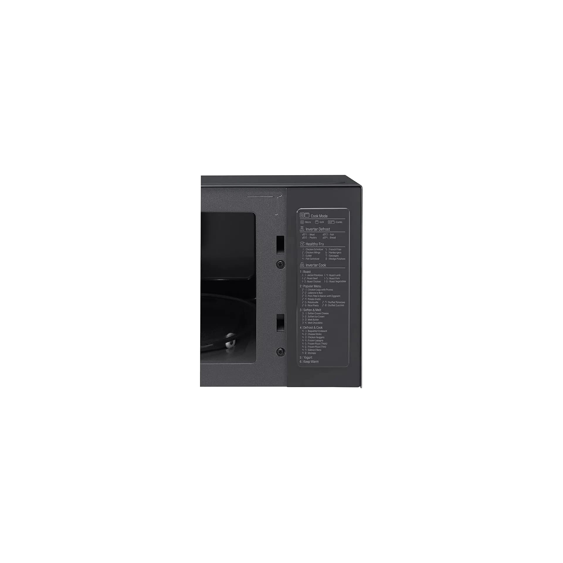 Микровълнова фурна с грил - LG MH6565CPB 25 L 1000 W 9