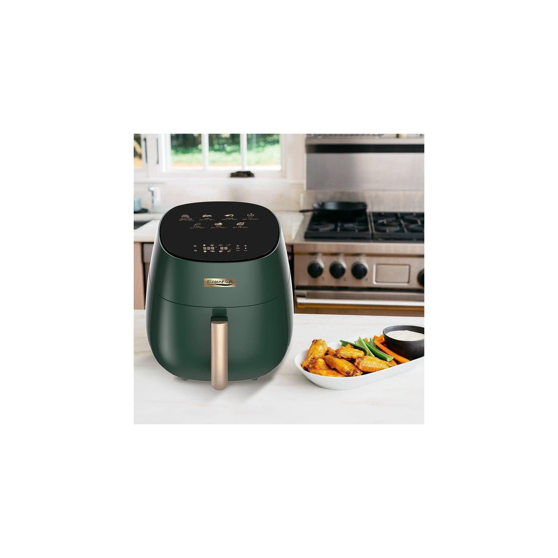 Фритюрник с горещ въздух 4.5L 1400W дигитален дисплей 2