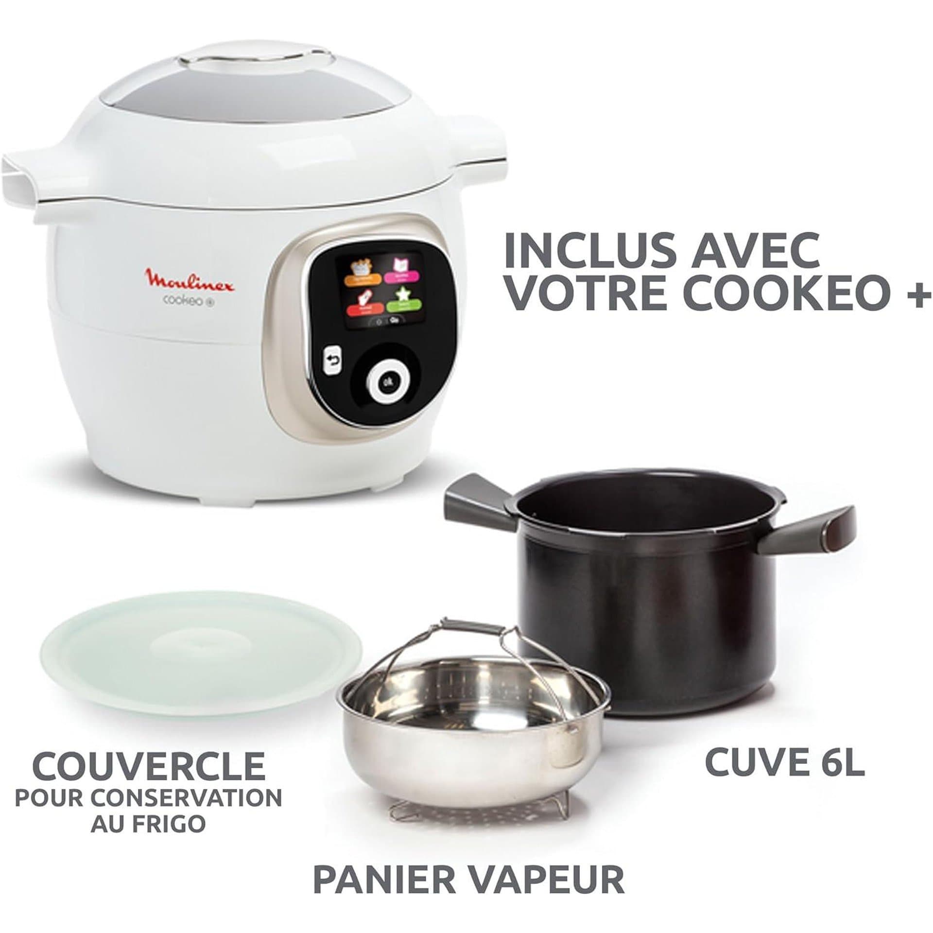 Мултикукър - Moulinex Cookeo CE85CA10, 6 L, 1600 W, 150 рецепти 8