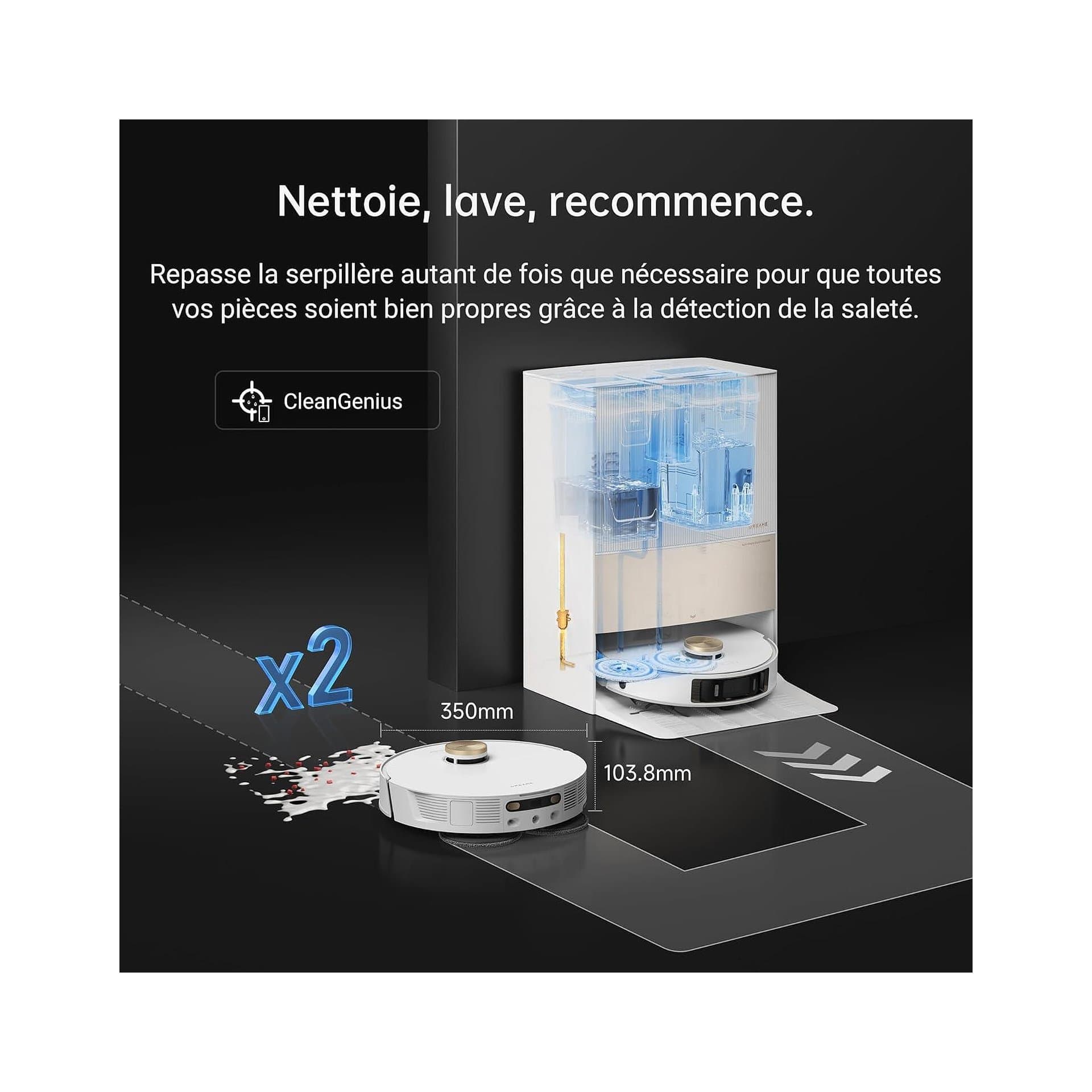 Робот прахосмукачка и моп – Dreame L20 Ultra, 7000 Pa, автоматична станция, AI навигация 4