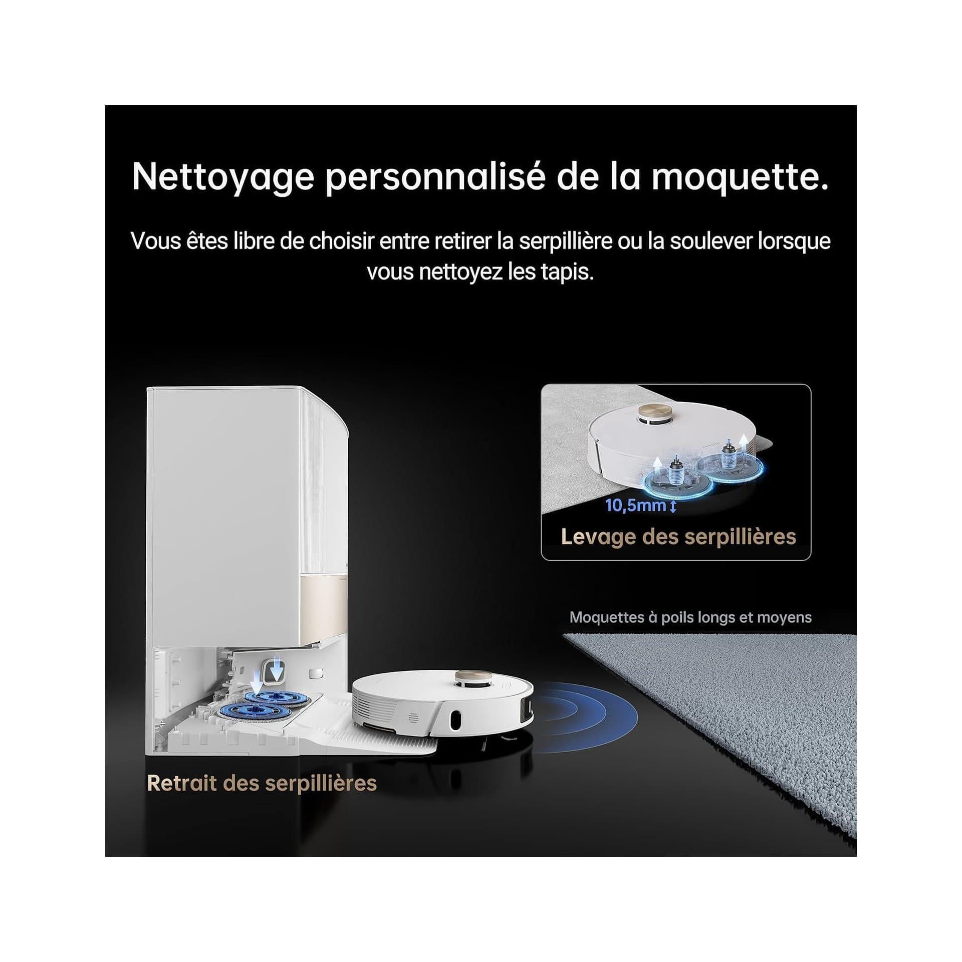 Робот прахосмукачка и моп – Dreame L20 Ultra, 7000 Pa, автоматична станция, AI навигация 9