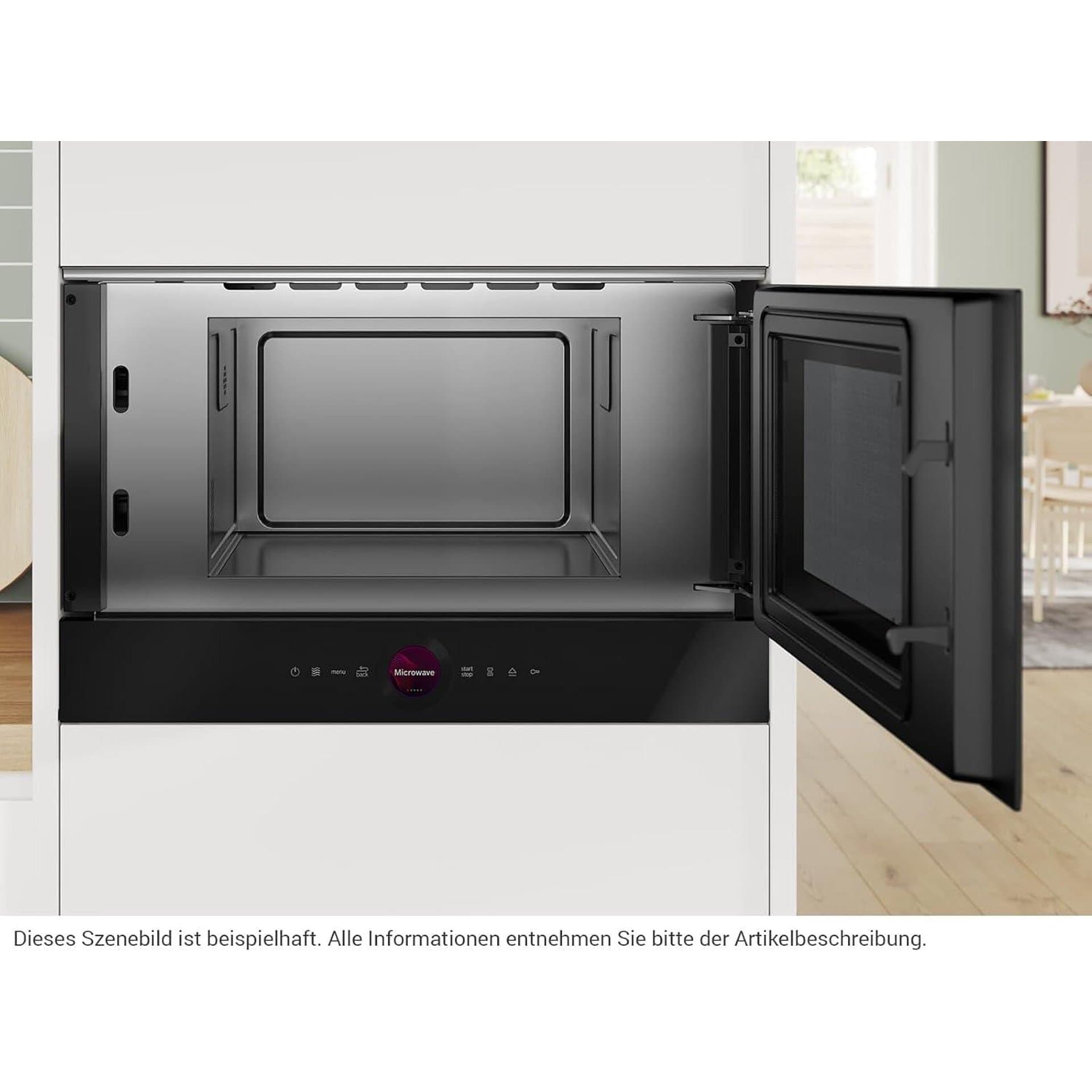 Вградена микровълнова фурна – Bosch BFR7221B1 900W 21L AutoPilot 7 Черна 2