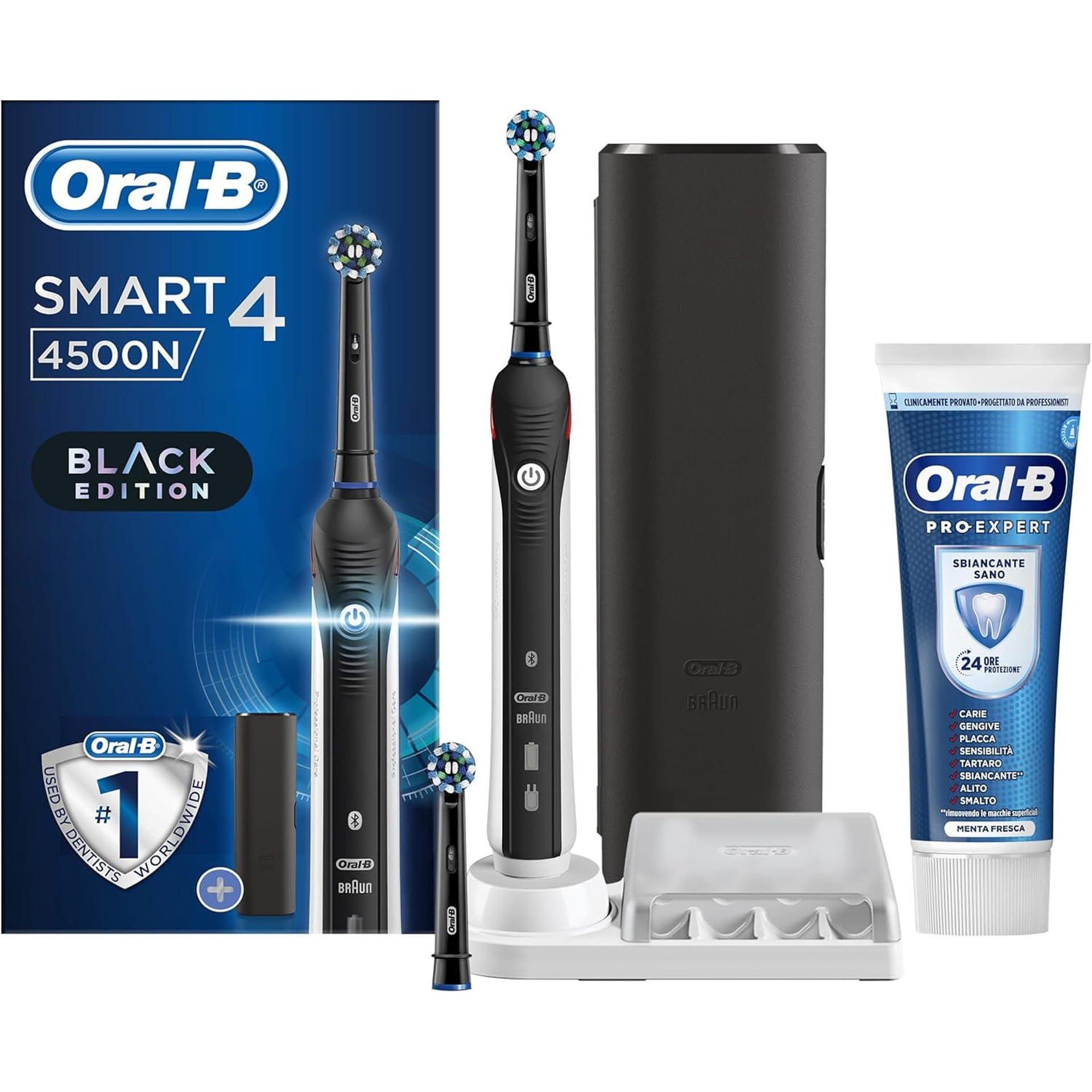 Електрическа четка за зъби - Oral B Smart 4 4500 черна