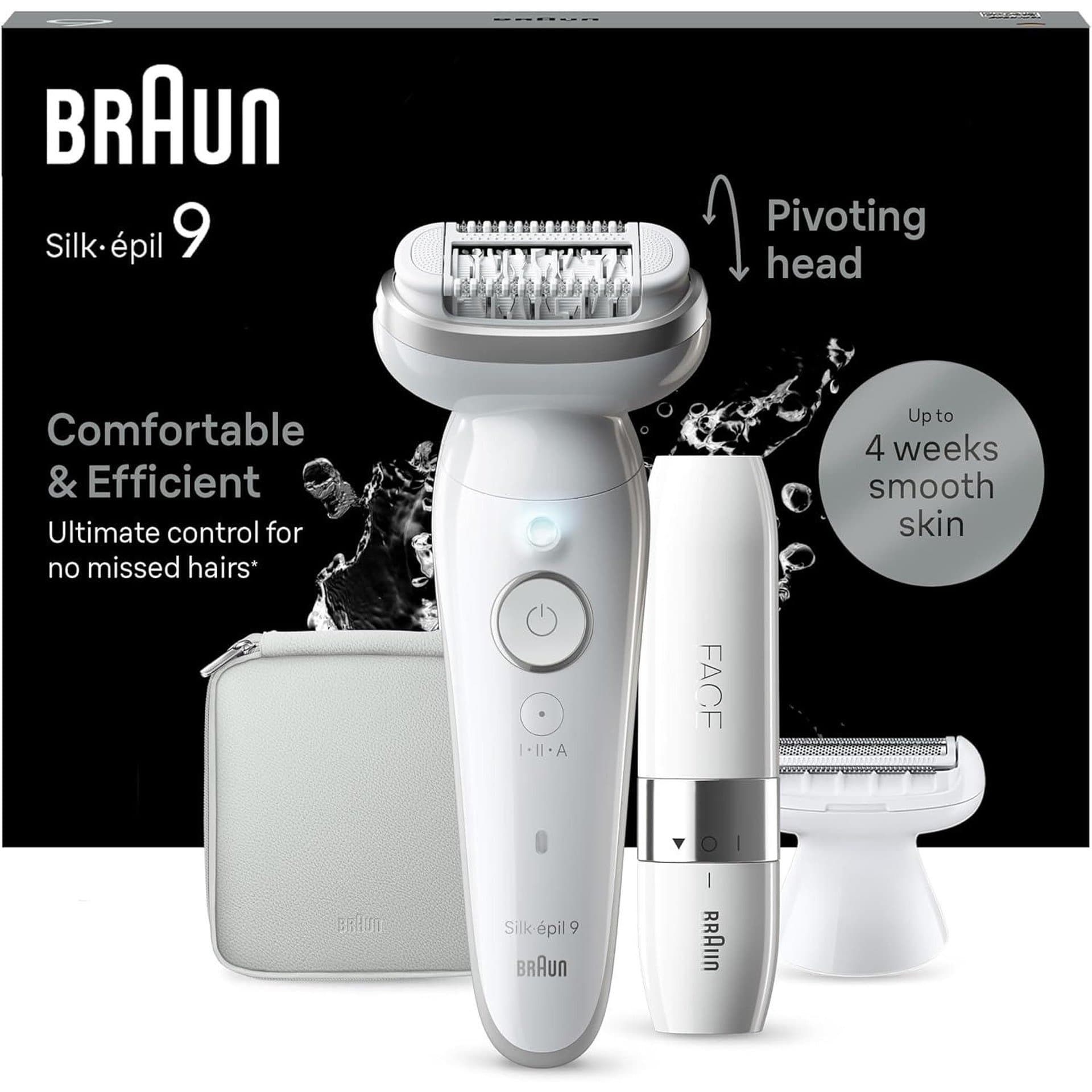 Епилатор - Braun Silk epil 9 9 341 за тяло и лице