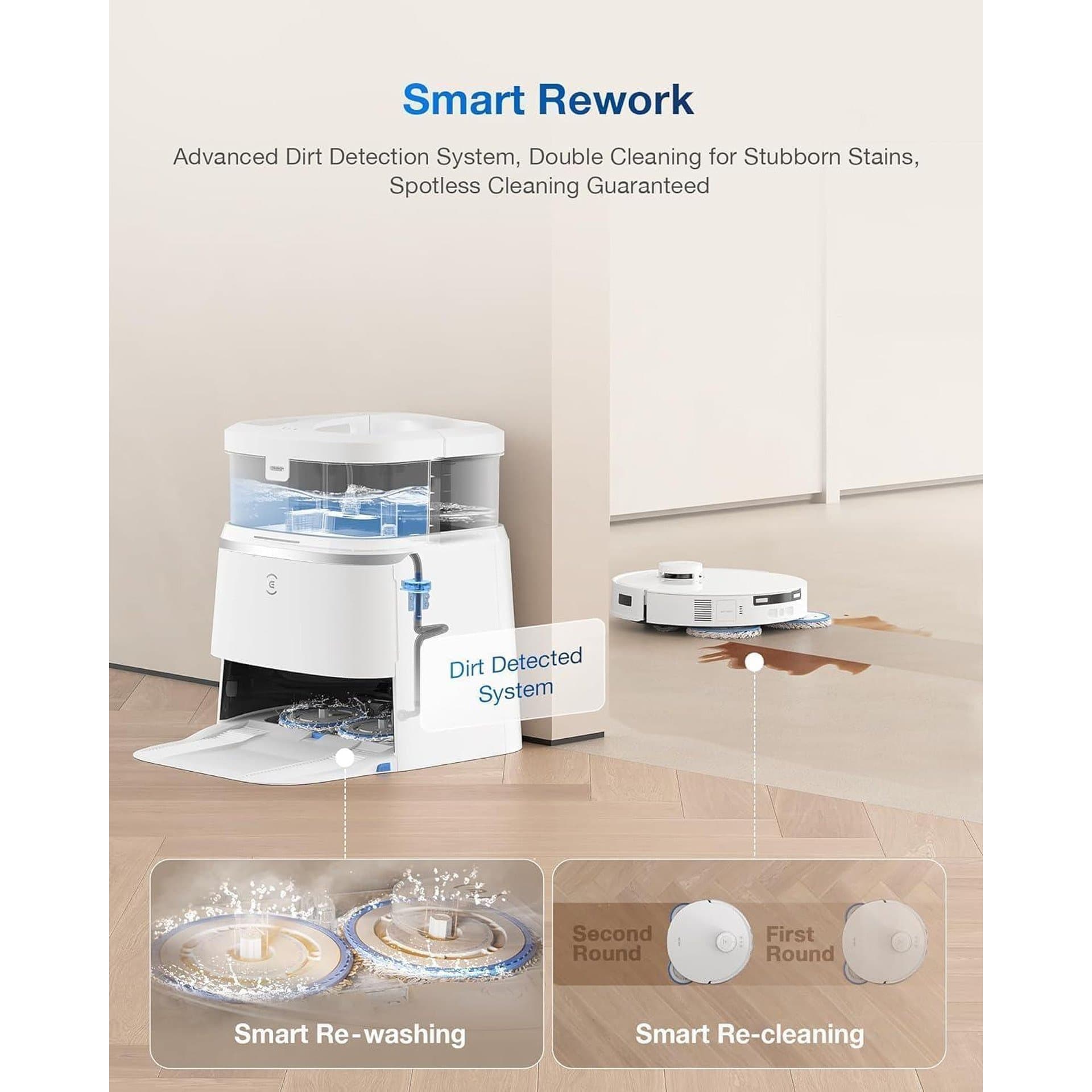 Робот прахосмукачка - ECOVACS DEEBOT T30 PRO OMNI 11000 Pa TrueEdge 3