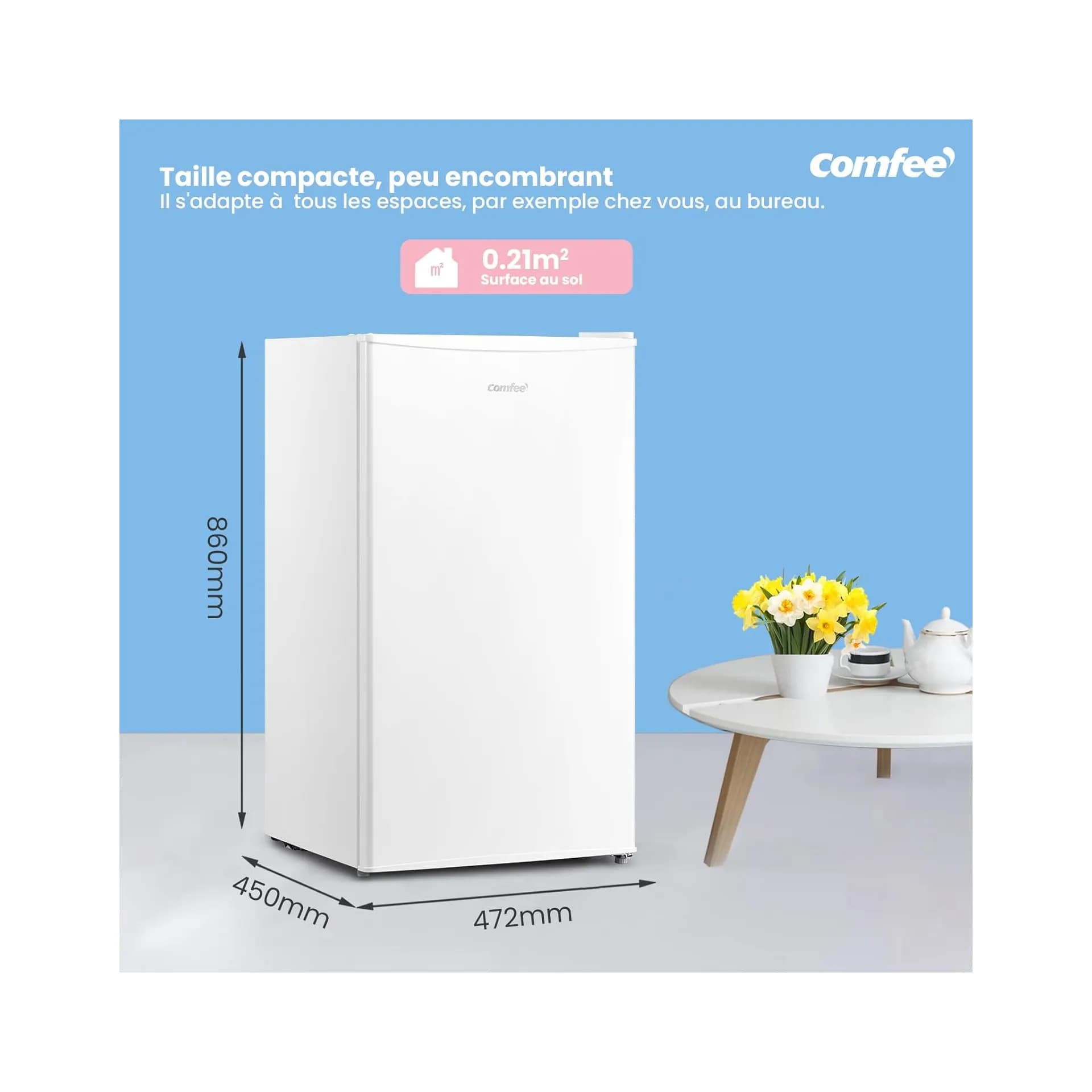 Хладилник - Comfee RCD93WH2(E) 93 L компактен 3