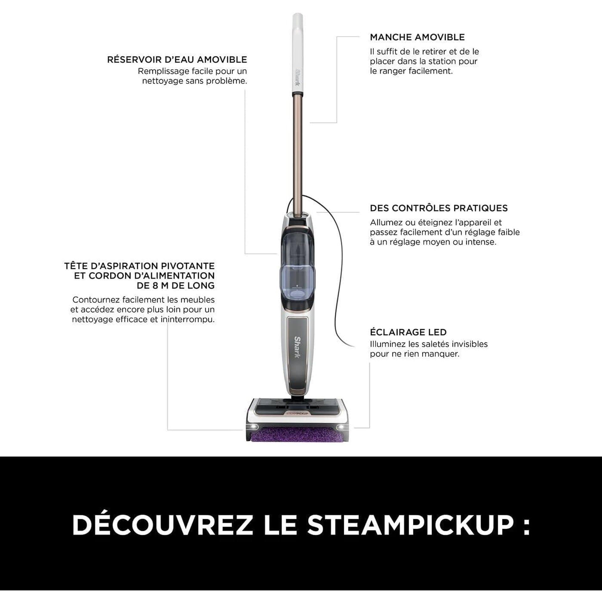 Парочистачка - Shark SteamPickUp SD200EU 3 в 1 420 ml 8