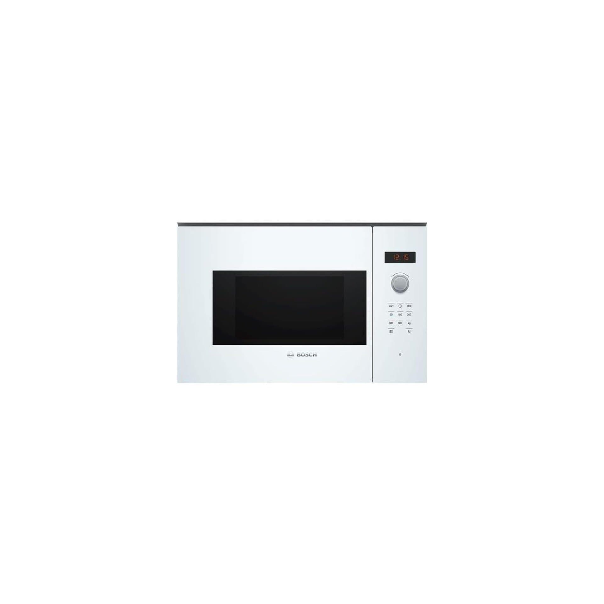 Микровълнова фурна за вграждане - Bosch BFL523MW1F Serie 4 20 L бял