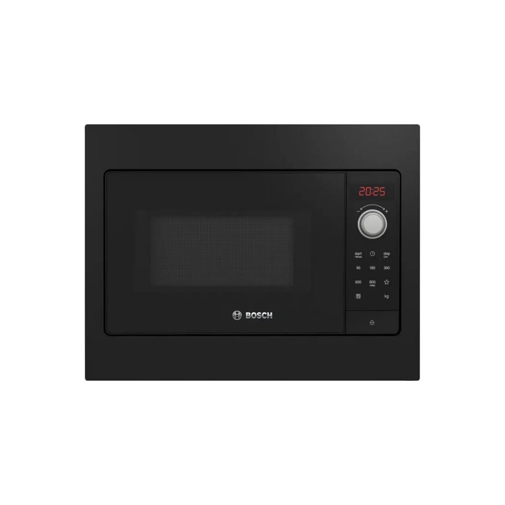 Микровълнова фурна за вграждане - Bosch BFL523MB3F Serie 2 20 L Черен