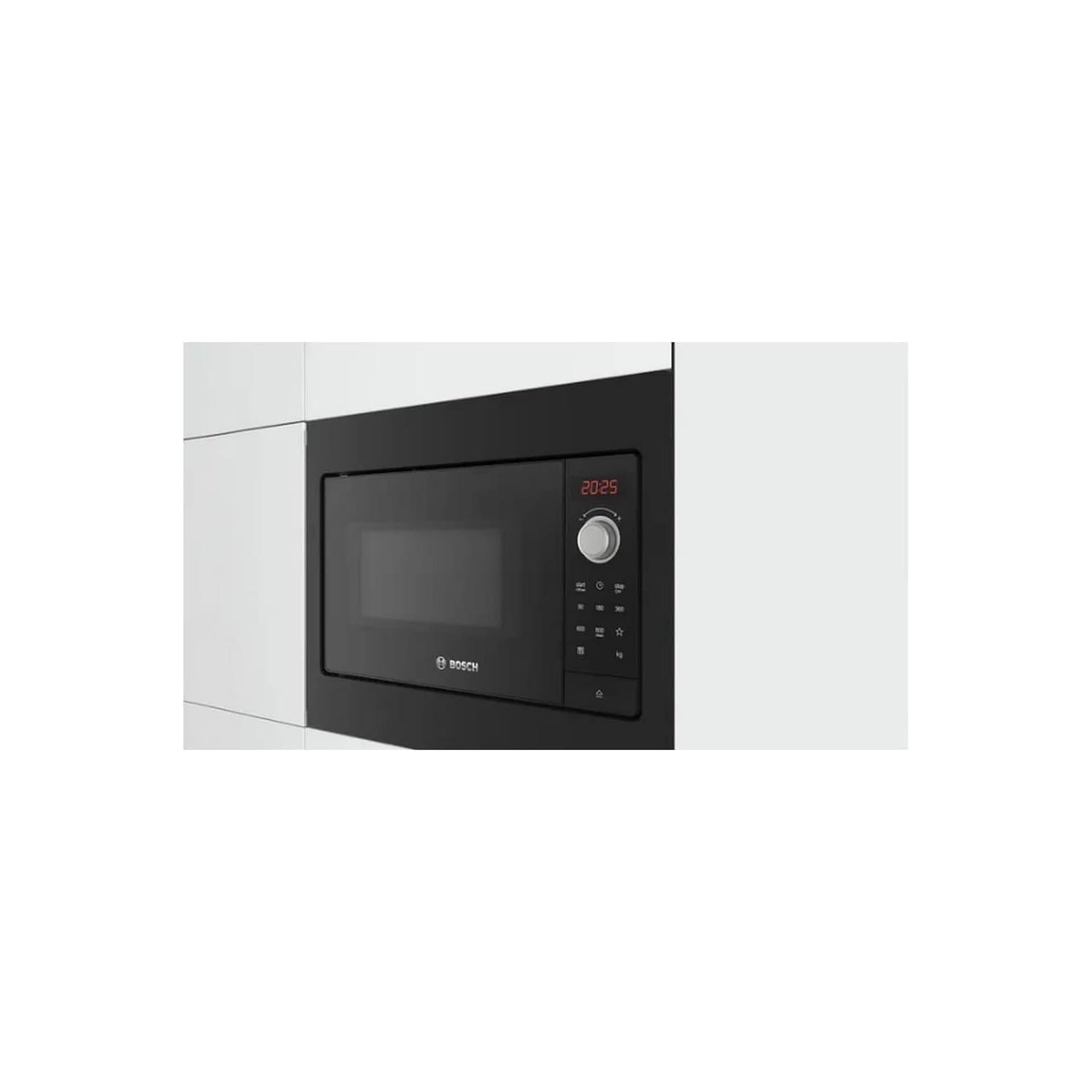 Микровълнова фурна за вграждане - Bosch BFL523MB3F Serie 2 20 L Черен 3
