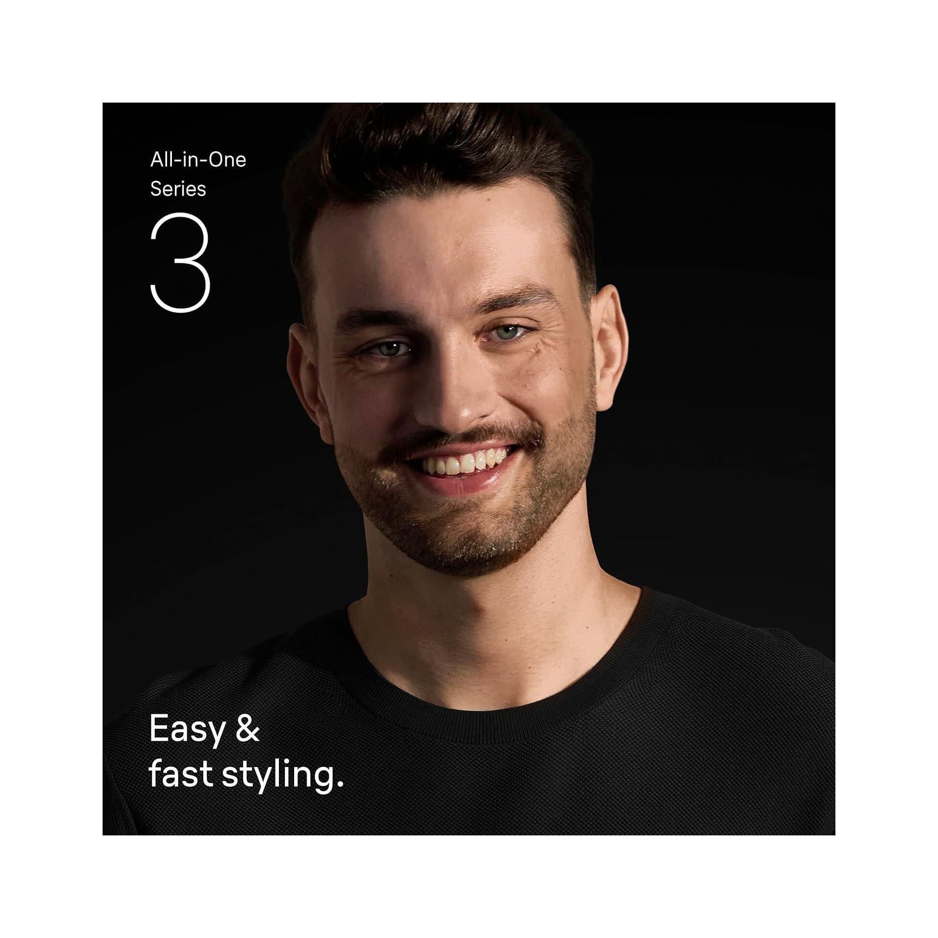 Тример - Braun AIO3565 50 min батерия 14 дължини 3-21 mm водоустойчив 3