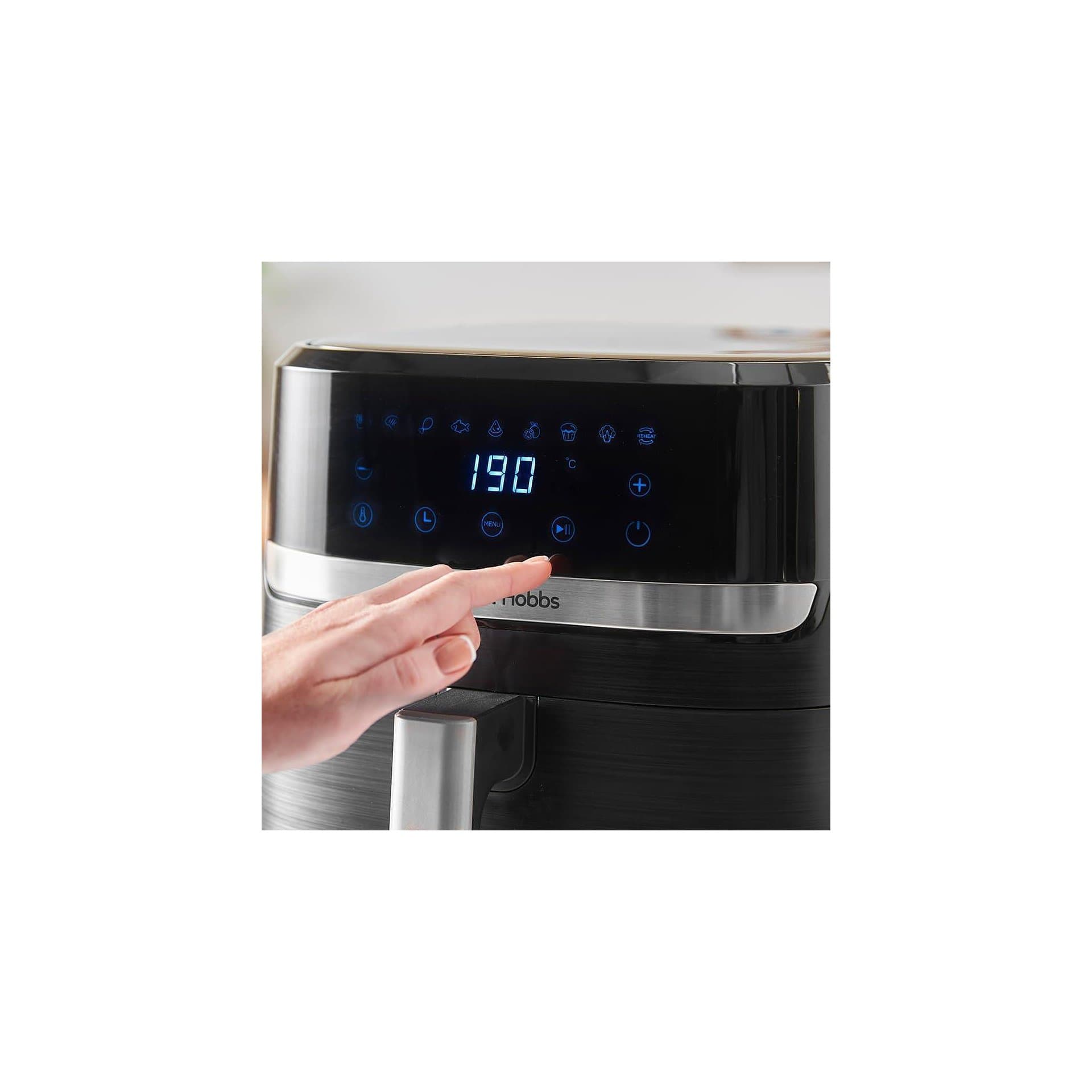 Фритюрник с горещ въздух – Russell Hobbs SatisFry XXL 8.3L Rapid AirFryer, 1800W, 9 програми, Touchscreen 2