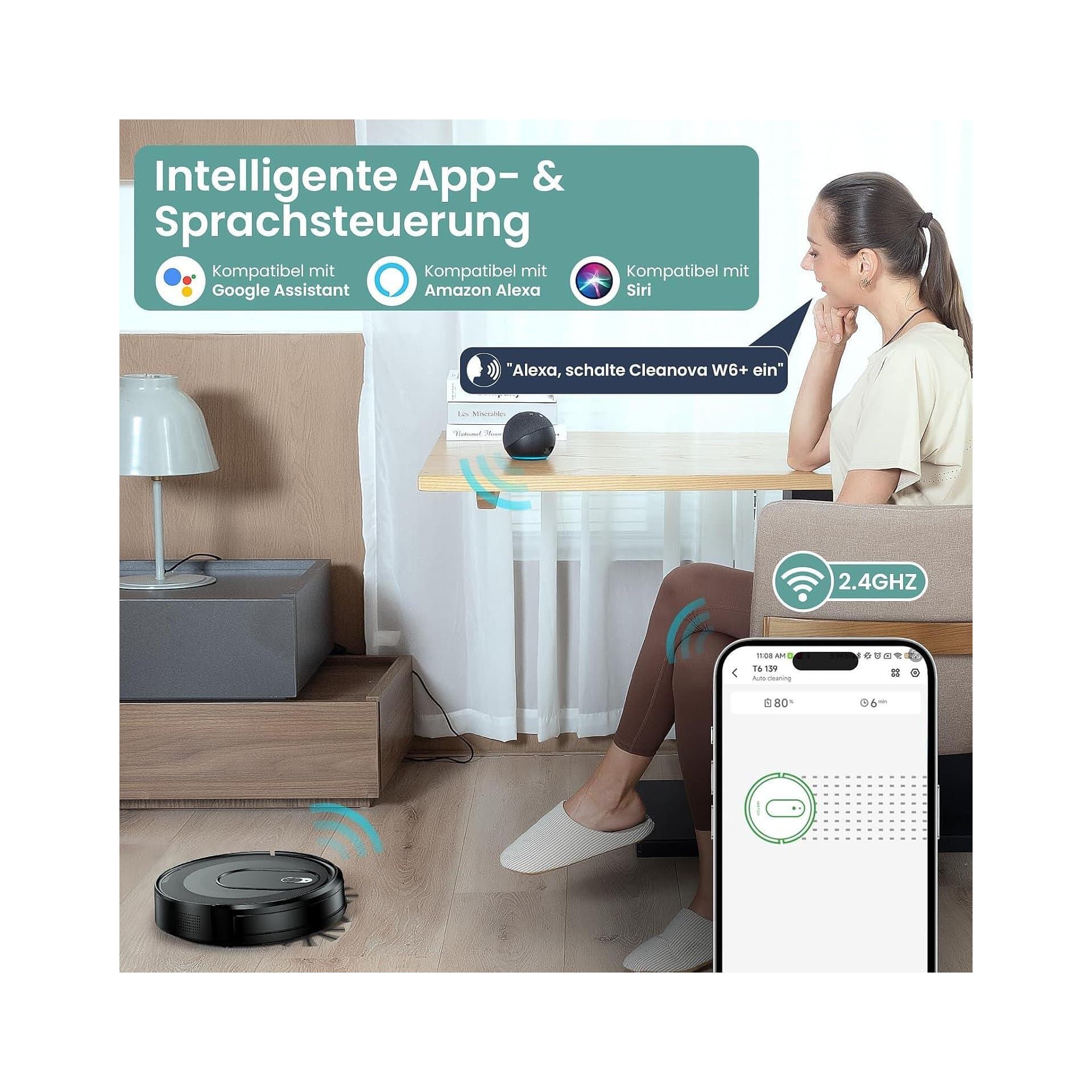 Робот прахосмукачка - Vexilar 2800 Pa 120 мин контейнер 720 ml 4