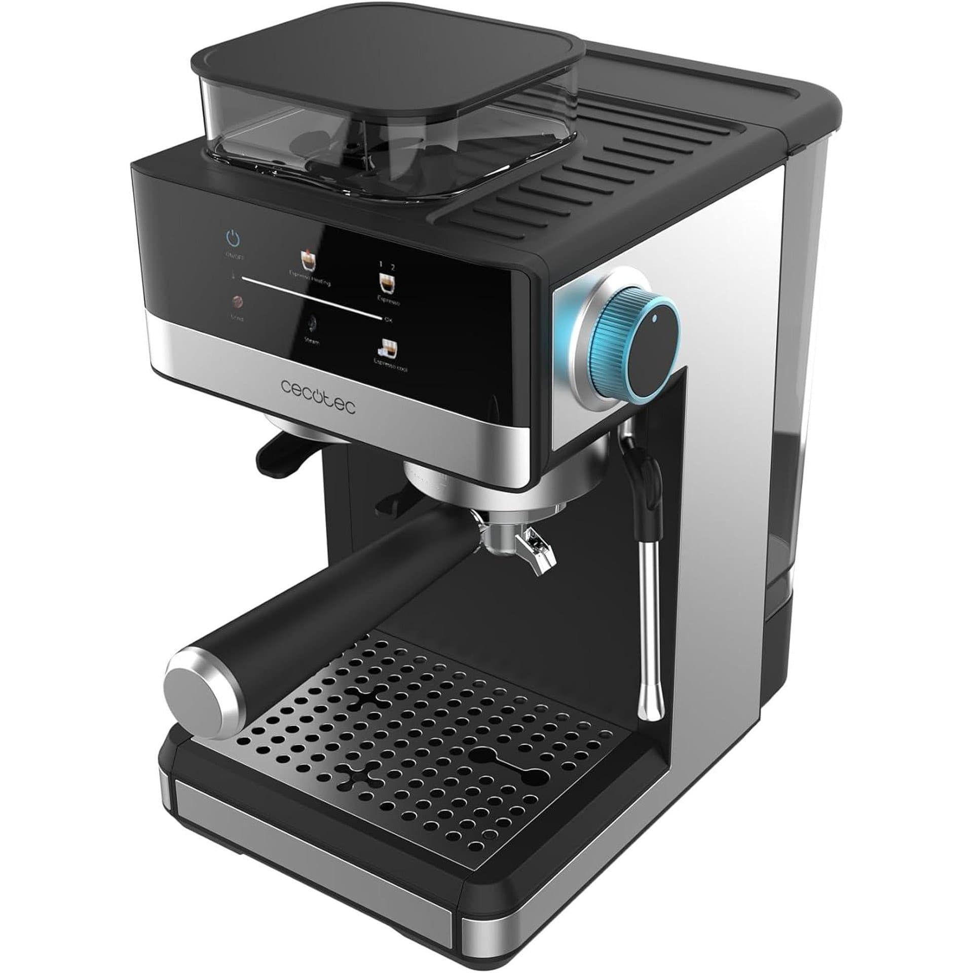 Кафемашина за еспресо - Cecotec Power Espresso 20 Grind 1350 W 20 bar мелачка 1.7 L 4