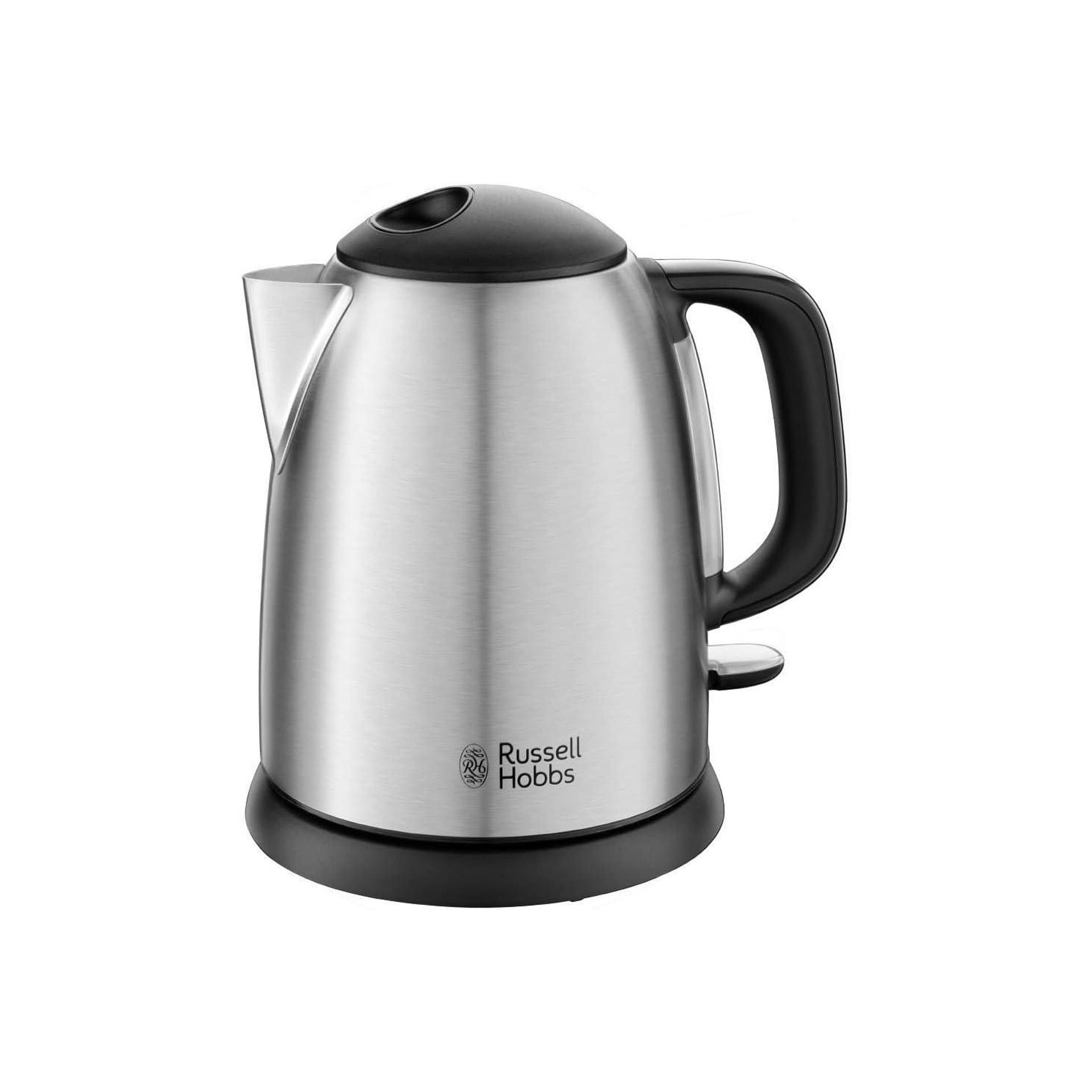 Електрическа кана - Russell Hobbs 24991-70 Adventure, 2400W, 1L, стоманена, бързо кипване, миещ се филтър, индикаторно осветление